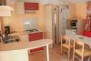inside mobile home in rental camping royan
