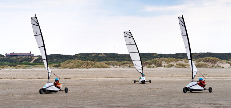 Le char à voile à Royan