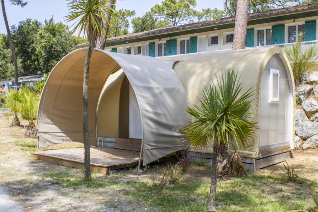 Mobil Home Insolite Nacre Pour 4 Pers Au Camping Océan Vacances Près De Royan